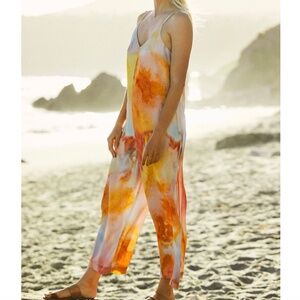 Anthropologie × BL-NK London Sonrisa Tie-Dye Jumpsuit | Size Medium